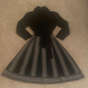 Jessica Howard Black Knit Dress